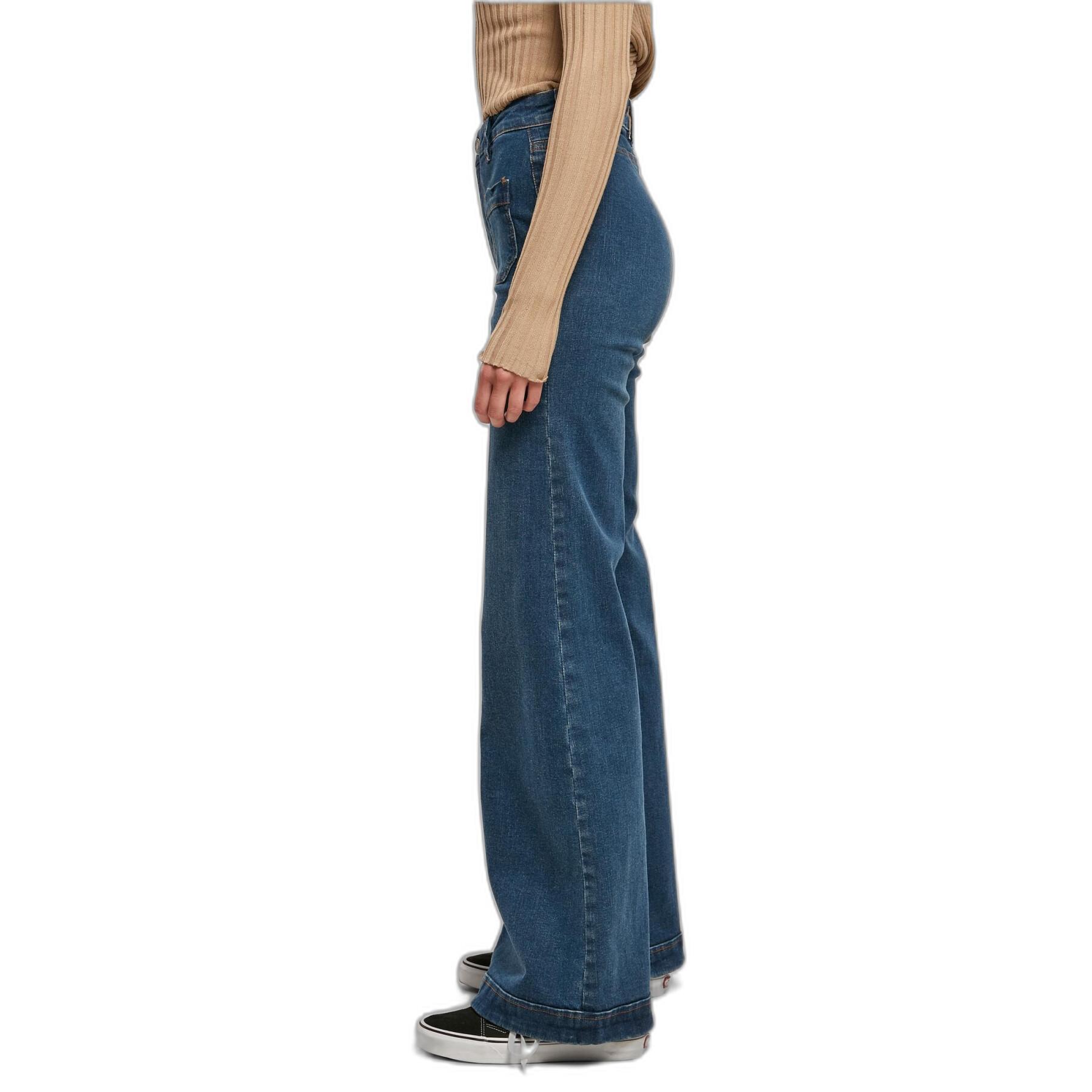 Jeans évasé femme Urban Classics Vintage