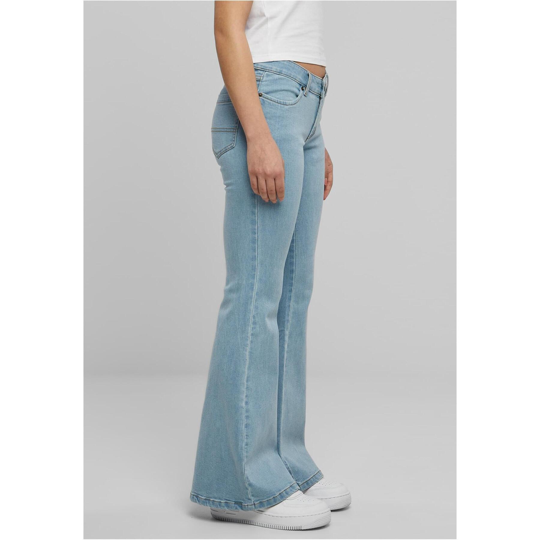 Jeans évasé femme Urban Classics Organic