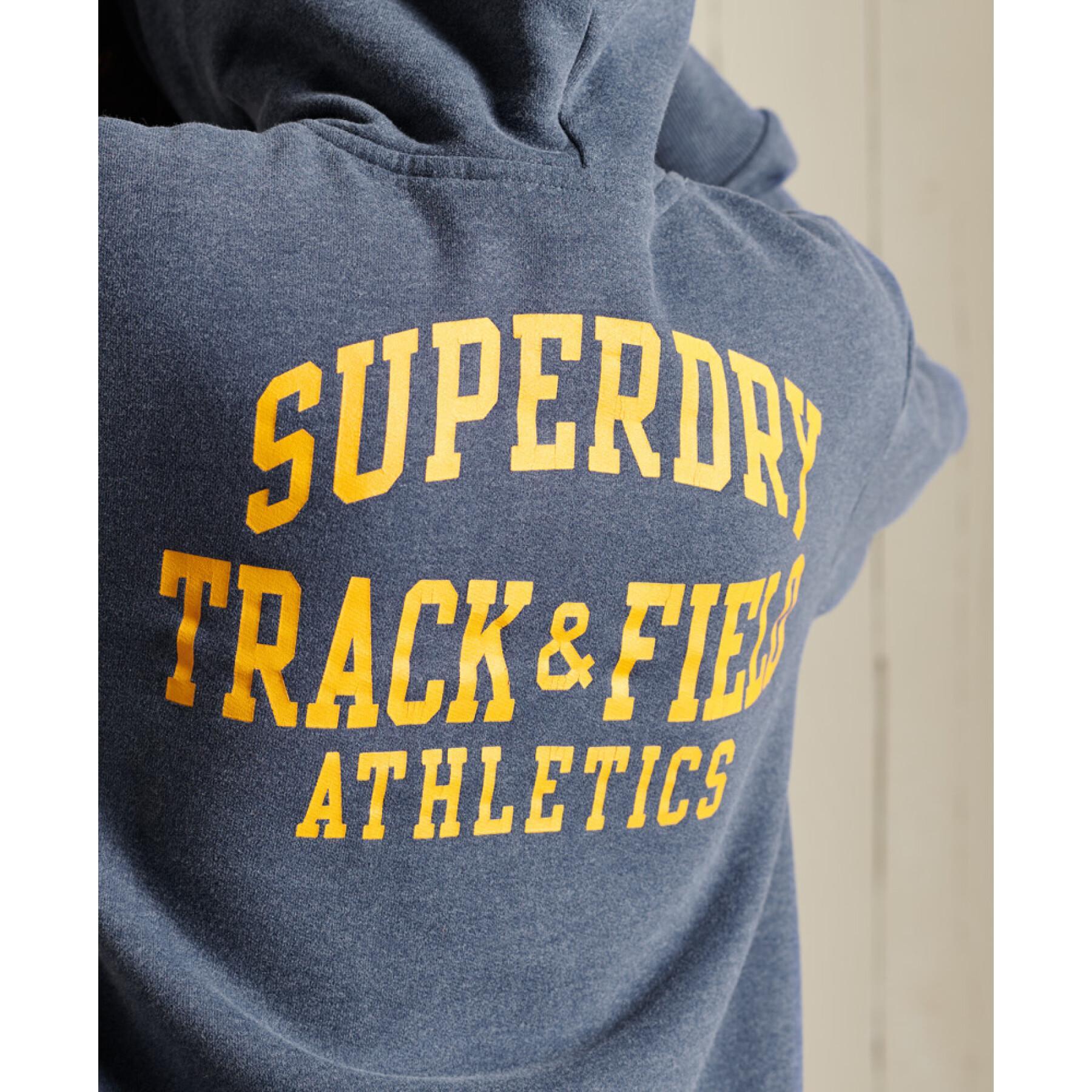 Robe sweat à capuche femme Superdry Track & Field