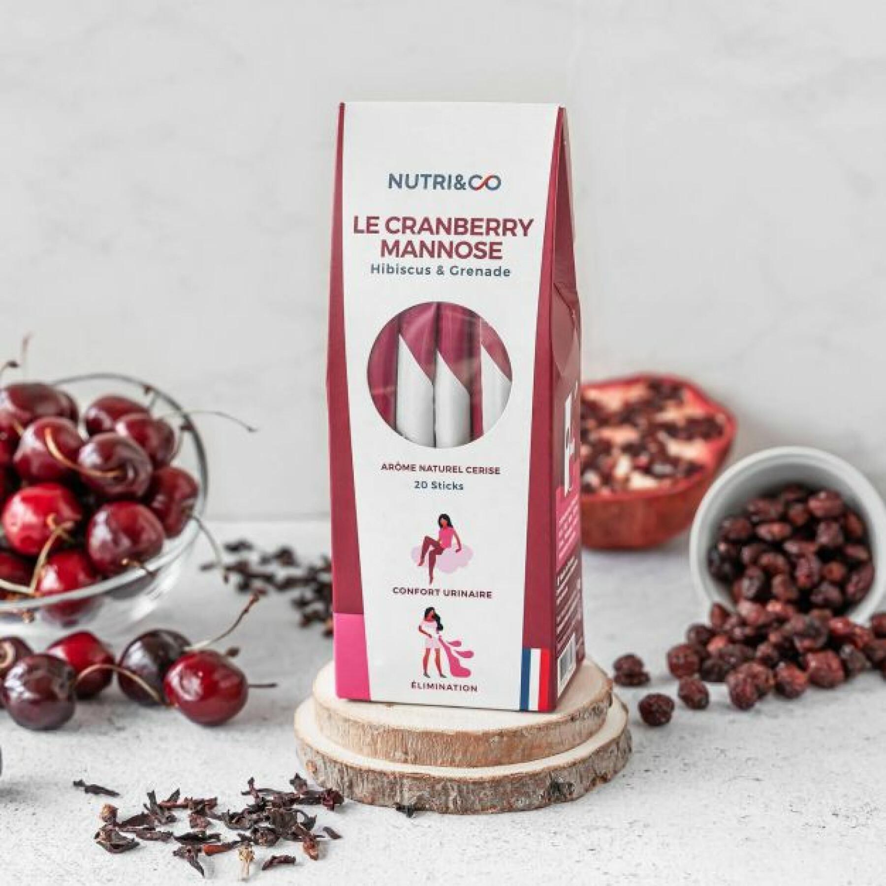 Complément Alimentaire Cranberry Mannose - Cure 20 Sticks – Nutri&Co