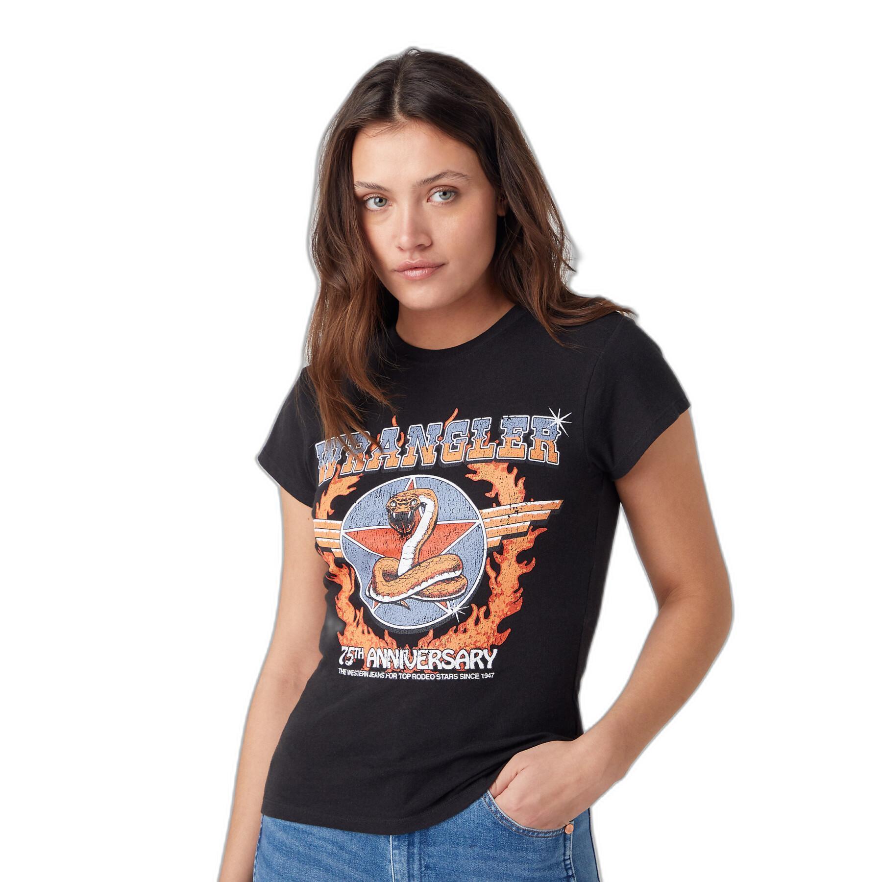 T-shirt femme Wrangler Shrunken