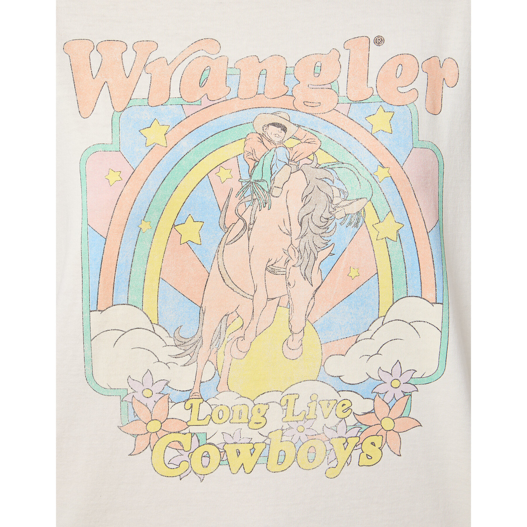 T-shirt femme Wrangler Girlfriend Vintage