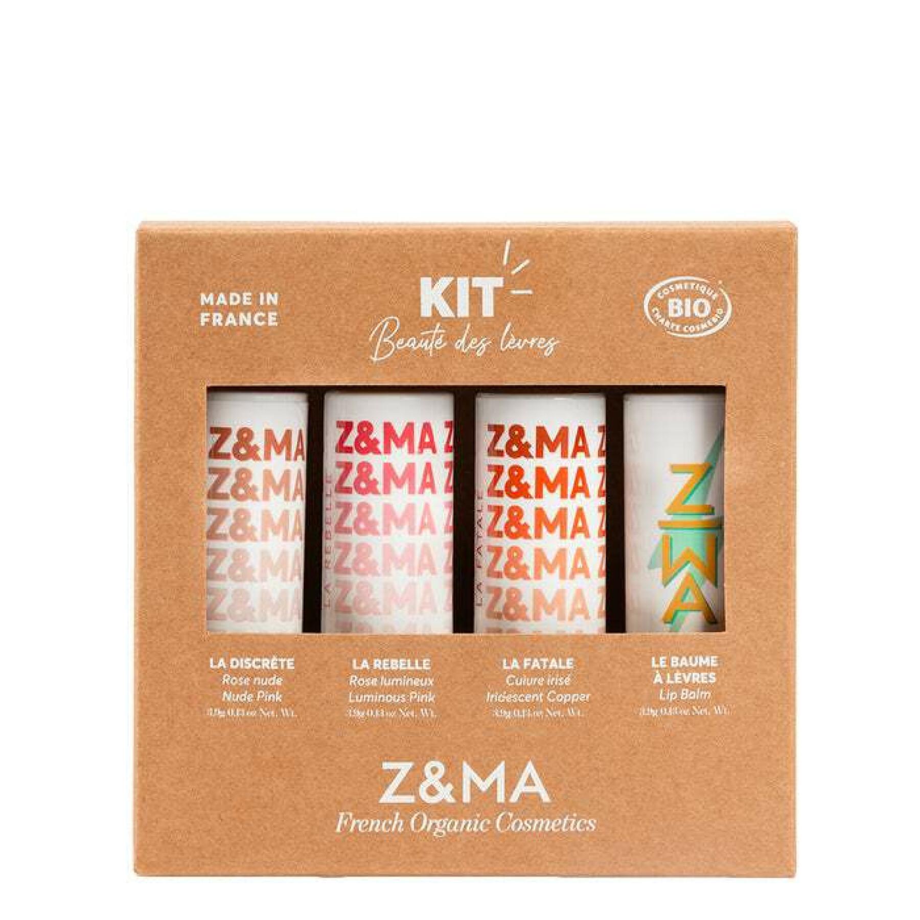 Kit baumes des lèvres femme Z&MA 4.1g