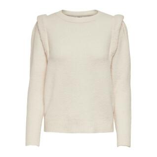 Pull col rond femme Only Onlsunflower