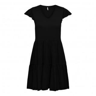 Robe femme Only May life cap frill
