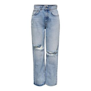 Jeans femme Only onlrobyn life dot478noos