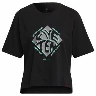 T-shirt femme Adidas Five Ten Cropped Graphic