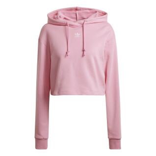 Sweatshirt à capuche crop top femme adidas Originals Adicolor Essentials