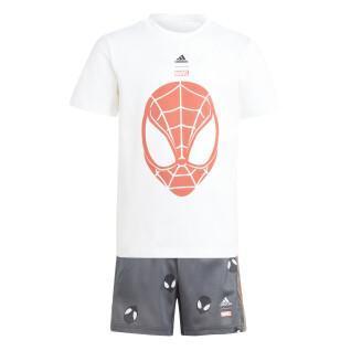 Ensemble t-shirt et short bébé adidas X Marvel Spider-Man