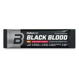 Lot de 50 sachets de booster Biotech USA black blood nox + - Orange sanguine - 19g