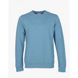 Sweatshirt à capuche Colorful Standard Stone Blue