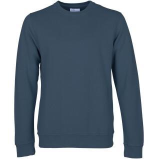 Sweatshirt col rond Colorful Standard Classic Organic petrol blue