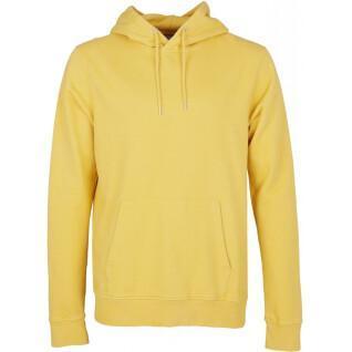 Sweatshirt à capuche Colorful Standard Classic Organic lemon yellow