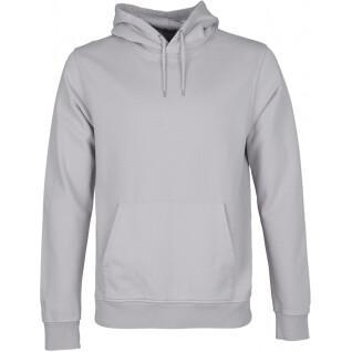 Sweatshirt à capuche Colorful Standard Classic Organic limestone grey