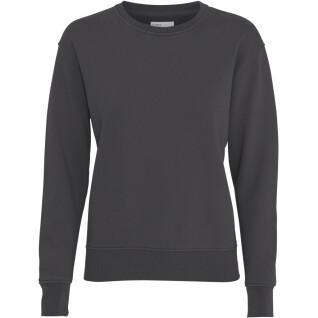 Pull col rond femme Colorful Standard Classic Organic lava grey