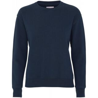 Pull col rond femme Colorful Standard Classic Organic navy blue