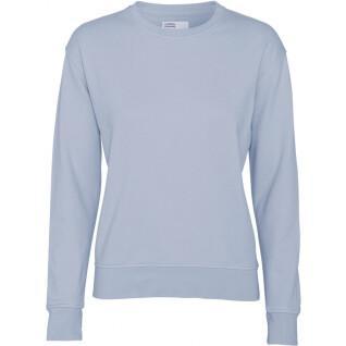 Pull col rond femme Colorful Standard Classic Organic powder blue