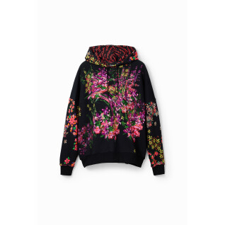 Sweatshirt oversize fleurs femme Desigual