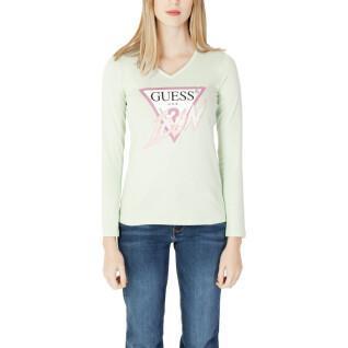 T-shirt col v femme Guess Icon