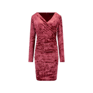 Robe manches longues velours femme Guess Tess