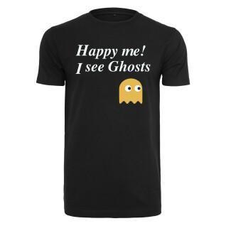T-shirt manches courtes femme Urban Classics Happy Me I See Ghosts