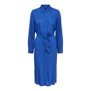 Robe-chemise manches longues femme Pieces Cammie