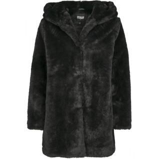 Parka femme Urban Classic hooded teddy coat