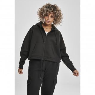 Sweatshirt femme grandes tailles Urban Classic oversized raglan zip