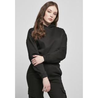 Sweatshirt à capuche femme Urban Classics court oversized