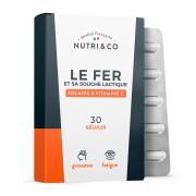 Complément Alimentaire Fer + Vitamine C - 30 Gélules – Nutri&Co