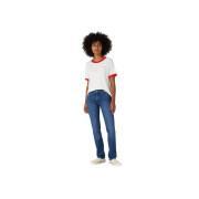 Jeans straight femme Wrangler in Airblue