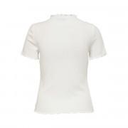 T-shirt femme Only manches courtes Emma col montant