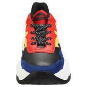 Chaussures femme Buffalo London b.l.aze p black/red/yellow/blue leather