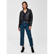 Jeans straight taille haute femme Selected Kate