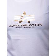T-shirt femme Alpha Industries New Basic Foil Print