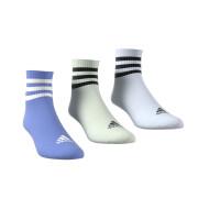 Mi-chaussettes enfant adidas 3-Stripes Sportswear (x3)