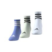 Mi-chaussettes enfant adidas 3-Stripes Sportswear (x3)