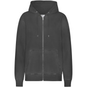 Sweatshirt à capuche zippé Colorful Standard Classic Organic Faded Black