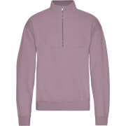 Sweatshirt 1/4 zip Colorful Standard Organic Pearly Purple