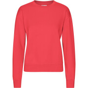 Sweatshirt col rond femme Colorful Standard Classic Organic Red Tangerine