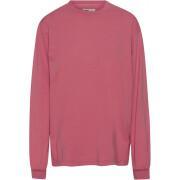 T-shirt manches longues Colorful Standard Organic oversized raspberry pink