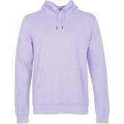 Sweatshirt à capuche Colorful Standard Classic Organic soft lavender