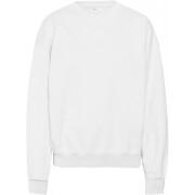 Sweatshirt col rond Colorful Standard Organic oversized optical white