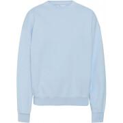 Sweatshirt col rond Colorful Standard Organic oversized polar blue