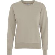Pull col rond femme Colorful Standard Classic Organic oyster grey