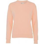 Pull col rond femme Colorful Standard Classic Organic paradise peach