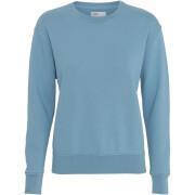 Pull col rond femme Colorful Standard Classic Organic stone blue