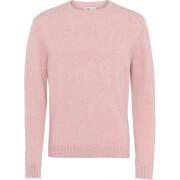 Pull col rond en laine Colorful Standard Classic Merino faded pink