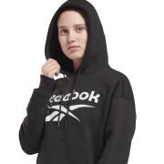 Sweat à capuche femme Reebok Identity Logo Fleece