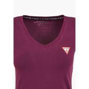 T-shirt col V femme Guess Mini Triangle